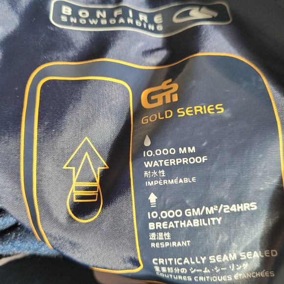 Bonfire Gold Series Ski/Snowboard Pants; Size Medium - short - Picture 9 of 9